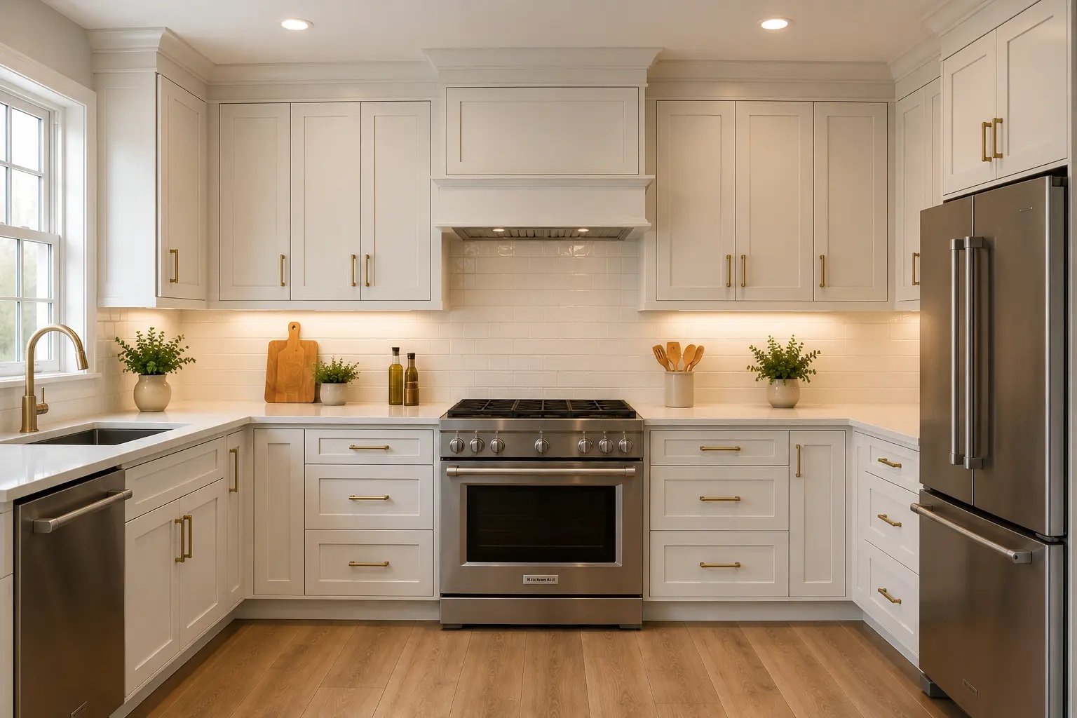 Cabinet installation Arlington VA — custom kitchen cabinet remodel