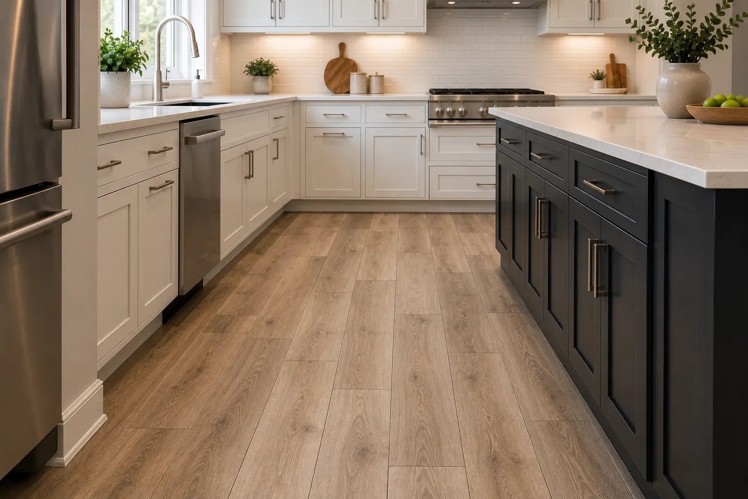 Kitchen flooring installation Arlington VA — hardwood and tile flooring