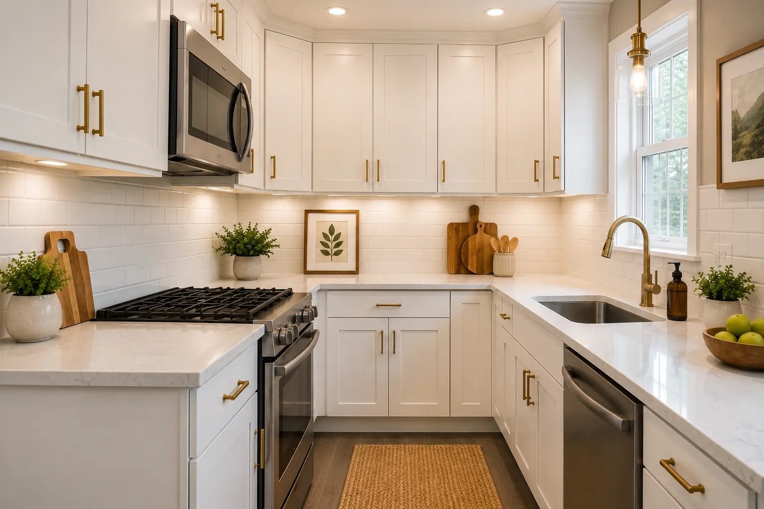 Small kitchen updates Arlington VA — focused kitchen refresh project