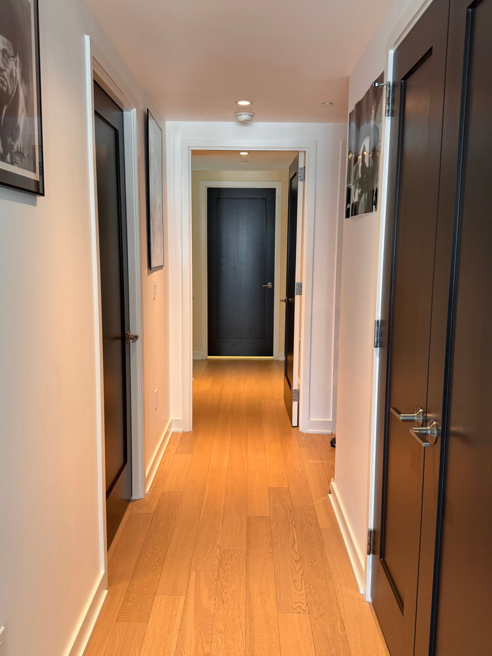 Painted interior doors in an Arlington, VA home