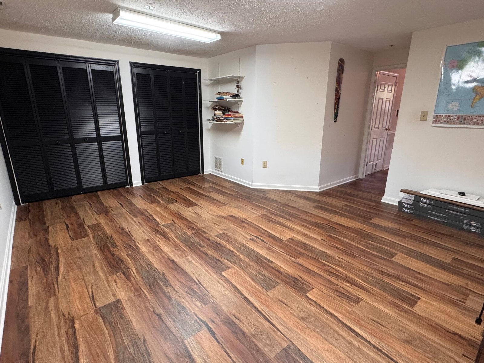 Luxury vinyl plank flooring installation in Arlington, VA