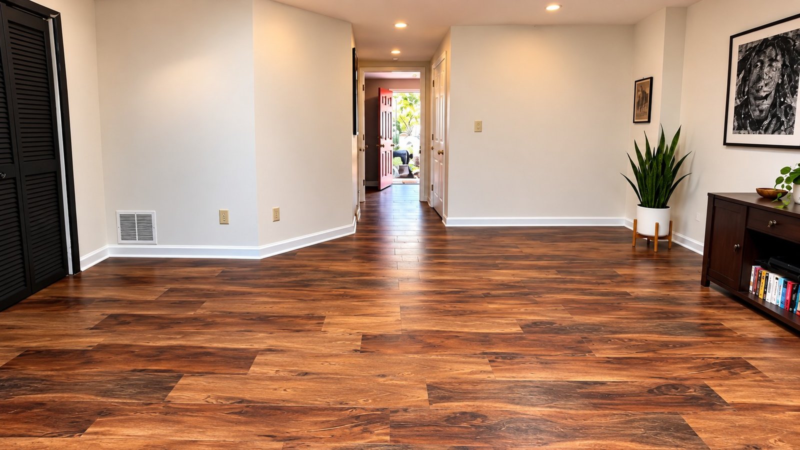 Finished flooring installation by Prime Build Solution in an Arlington, VA home